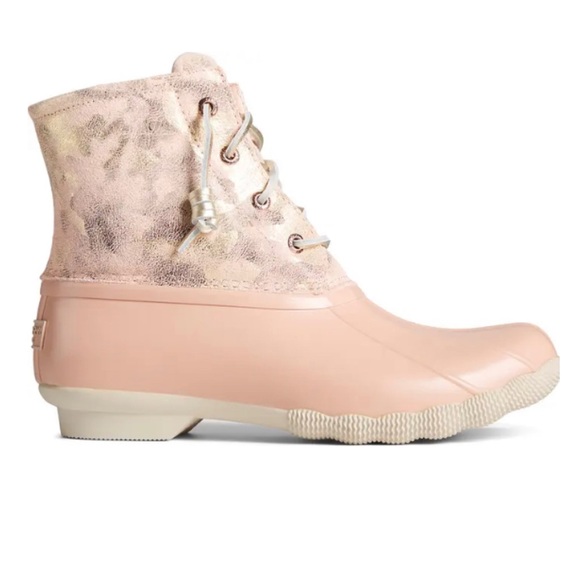 SPERRY Saltwater Metallic Camo Duck Boots - Picture 4 of 5